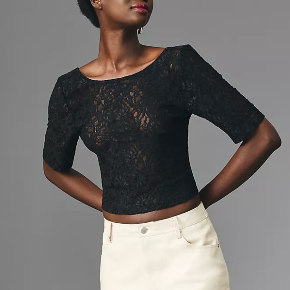 NWT Anthropologie lace top